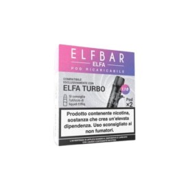 ELFBAR Elfa Turbo Pod di Ricambio 2ml - Confezione da 2 pezzi