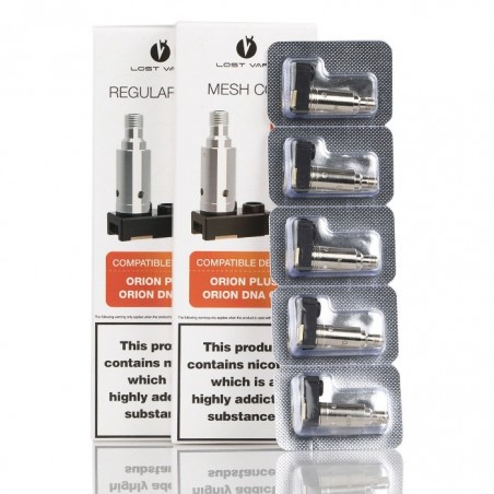 Lost Vape - Orion Plus Replacement Coil (x5)-Regular 0.5ohm