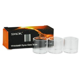 SMOK TFV8 BABY Beast - Pyrex Glass Tube-3pz-Trasparent