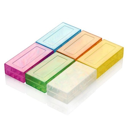 Custodia Per 2 Batterie 18650-Trasparent