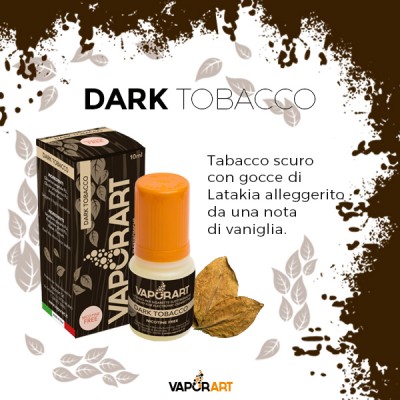Vaporart 10ml - Dark Tobacco-0mg/ml