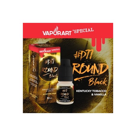 Vaporart 10ml - Special Edition - Round Black -D77-0mg/ml