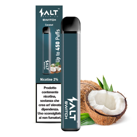 Sigaretta elettronica usa e getta Coconut Ice Salt Switch