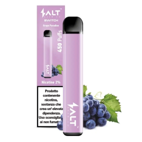 Sigaretta elettronica usa e getta Grape Paradise Salt Switch
