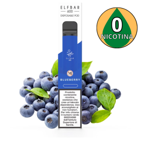 Sigaretta elettronica usa e getta Blueberry 0MG/ML ELF BAR