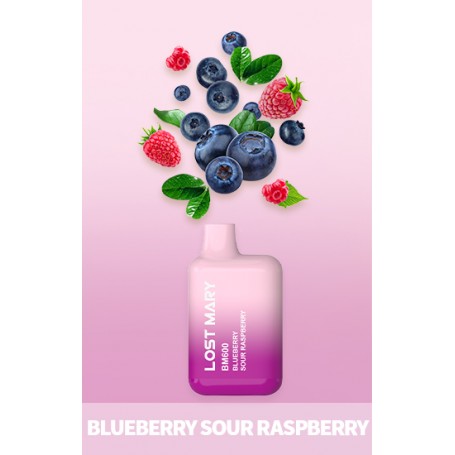 Sigaretta elettronica usa e getta Blueberry Sour Raspberry ELF BAR LOST MARY BM600