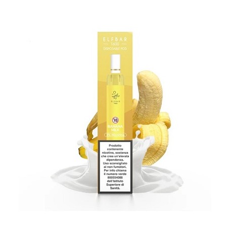 Sigaretta elettronica usa e getta Banana Milk ELF BAR T600