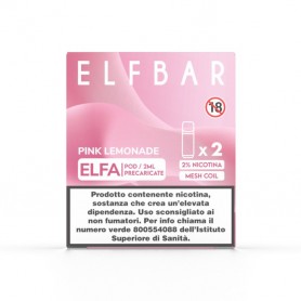ELFBAR ELFA Pod Pink Lemonade 2ml 20mg/ml - 2 PEZZI