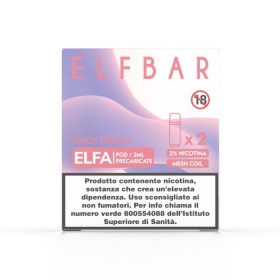 ELFBAR ELFA Pod Juicy Peach 2ml 20mg/ml - 2 PEZZI