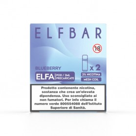 ELFBAR ELFA Pod Blueberry 2ml 20mg/ml - 2 PEZZI
