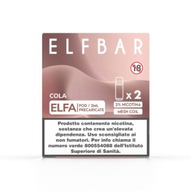 ELFBAR ELFA Pod Cola 2ml 20mg/ml - 2 PEZZI