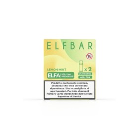 ELFBAR ELFA Pod Lemon Mint 2ml 20mg/ml - 2 PEZZI