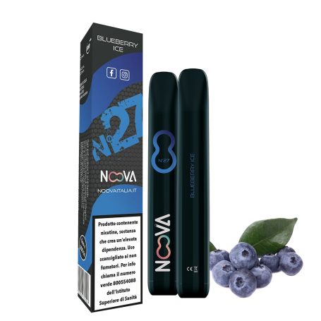 Sigaretta elettronica usa e getta N27 Blueberry Ice Noova