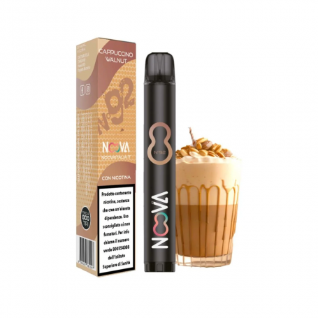Sigaretta elettronica usa e getta N92 Cappuccino Walnut Noova