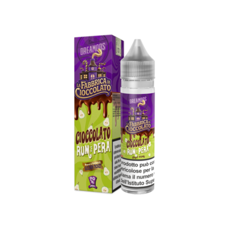 Dreamods - Fabbrica di Cioccolato - Cioccolato Rhum e Pera Shot 20 ml