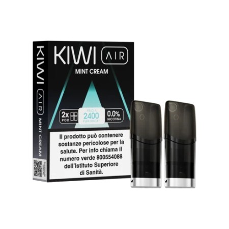 Kiwi Air - Mint Cream 0 - Singola Pod Confezione da 2 pezzi