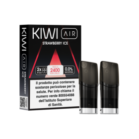 Kiwi Air - Strawberry Ice 0 - Singola Pod Confezione da 2 pezzi